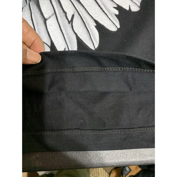 Harley Davidson Bald Eagle Biker Modern Boot Single Stitch AOP Tee Size XL - Picture 4 of 15